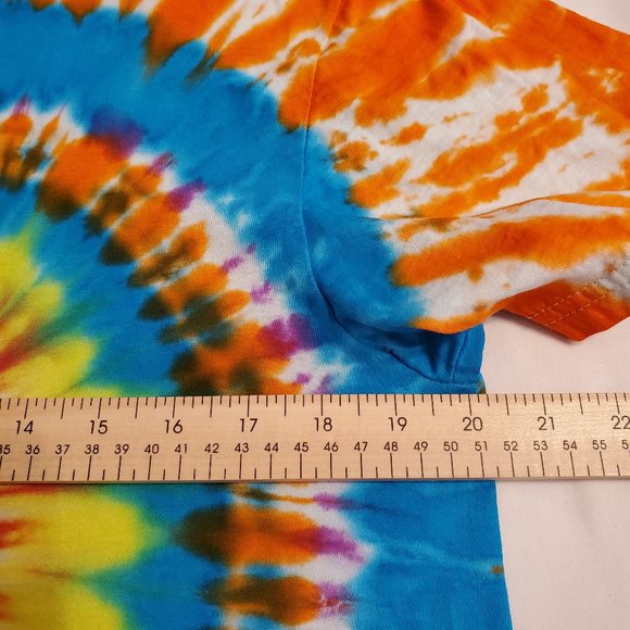 Tie Dye Boho Bohemia short sleeves unisex T-shirt size M. 100% cotton. - Picture 9 of 10